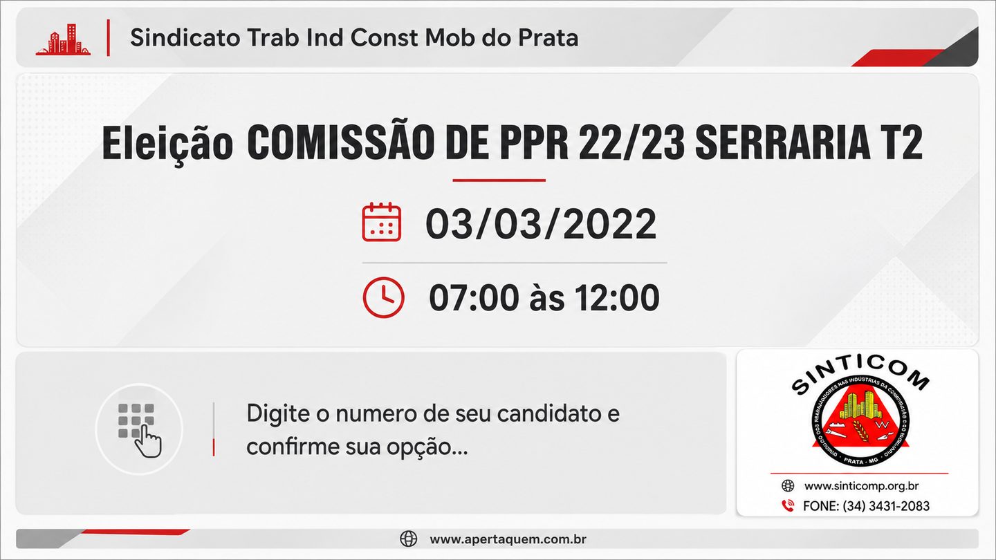 Experiência real adaptada por IA de votação em sindicato