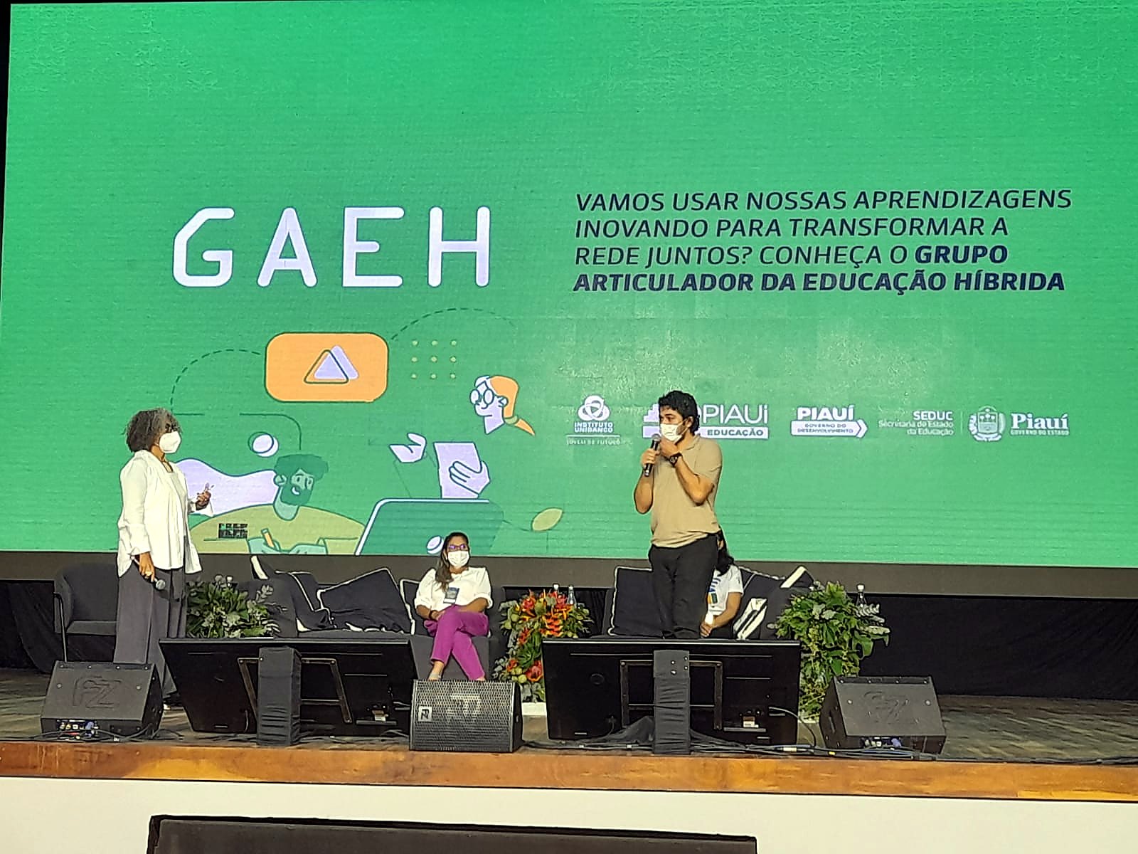 Marcelo Santos em evento sobre gestão e educação híbrida