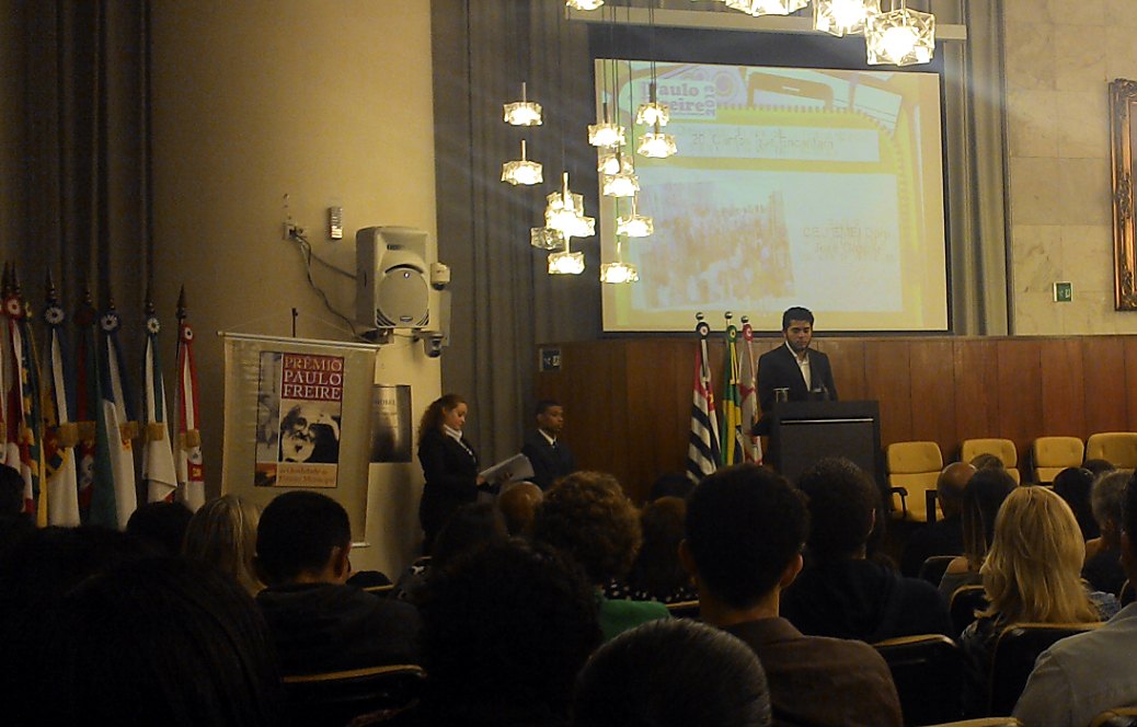 Cerimônia do Prêmio Paulo Freire de Qualidade do Ensino Municipal de 2012